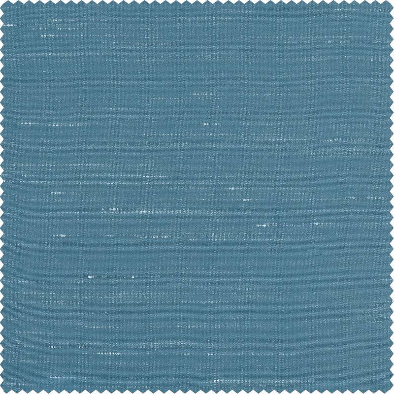 Exclusive Fabrics Vintage Textured Faux Dupioni Silk Tie-Up Window Shade (1 Panel)