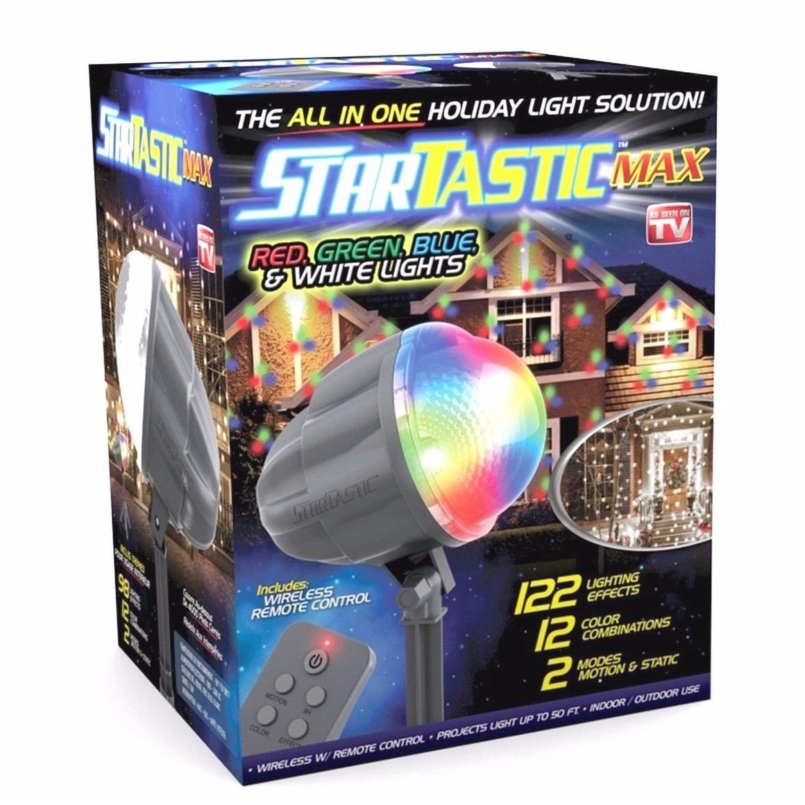 STARTASTIC MAX Remote-Controlled Outdoor/Indoor with 60 Holiday