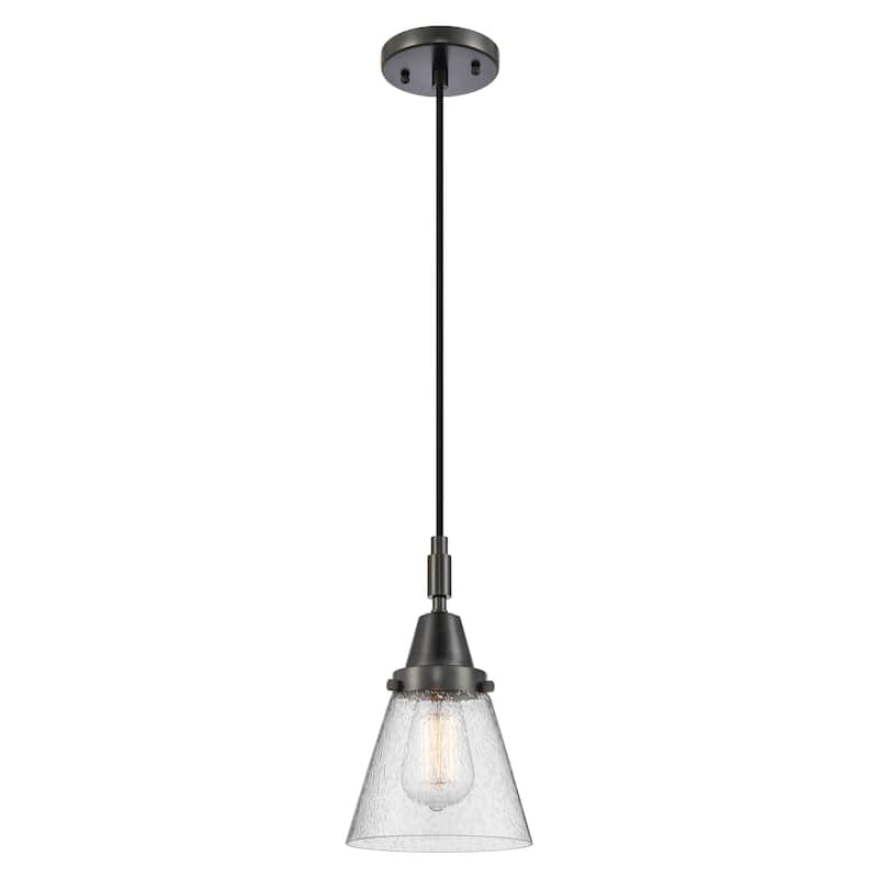 Innovations Lighting 447-1P-G64 Cone 6" Wide Mini Pendant with Clear,