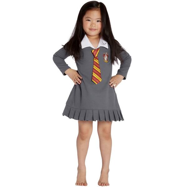 Shop Harry Potter Hermione Granger Gryffindor Halloween Toddler Costume Uniform Tie Pajama Gown Overstock 31490134