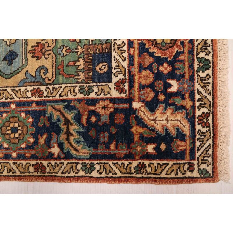 ECARPETGALLERY Hand-knotted Jules Sultane Dark Copper Wool Rug - 7'10 x 10'2