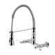 preview thumbnail 1 of 2, Heritage Two-Handle Wall-Mount Pull-Down Sprayer Kitchen Faucet