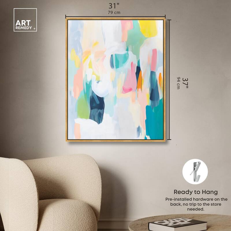 Layered Lush I Canvas by Art Remedy