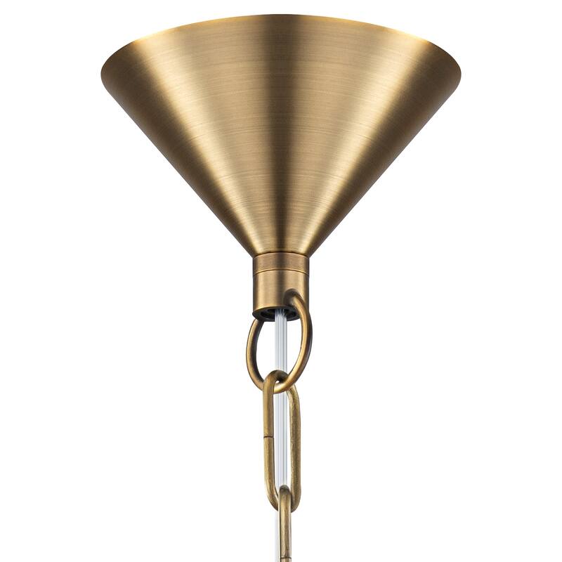 14.8-in 1 Light Anti Bronze Cone Metal Pendant Light Hanging Lighting - 14.76 inch
