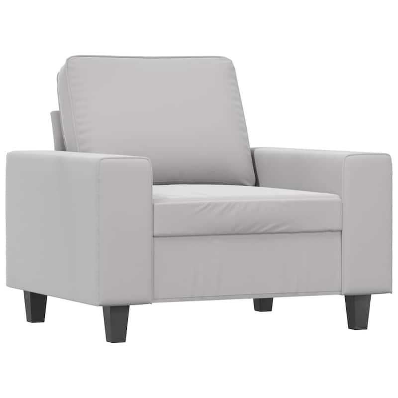 vidaXL Sofa Chair Accent Upholstered Chair for Living Room Microfiber Fabric