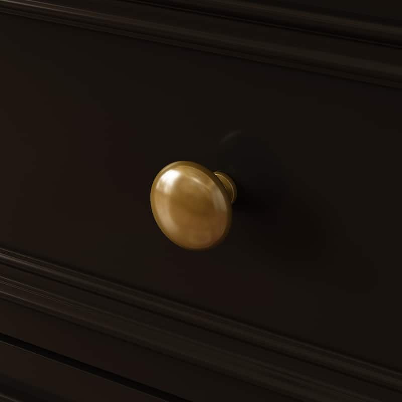 63" Wide 9/12 Drawer Dresser for Bedroom, Modern Farmhouse Double Dresser with Gold Knobs, Large Storage Chest