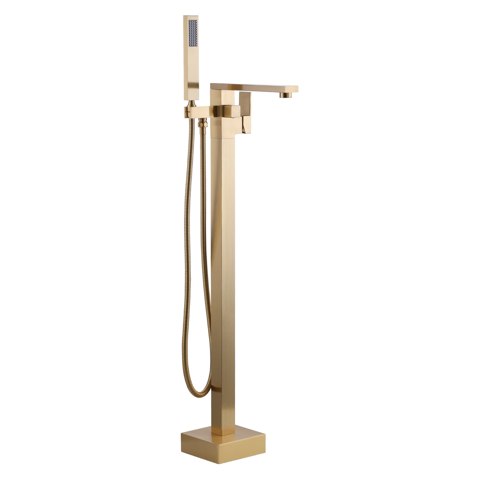 WOWOW Single-Handle Freestanding Tub Faucet with Handheld Shower