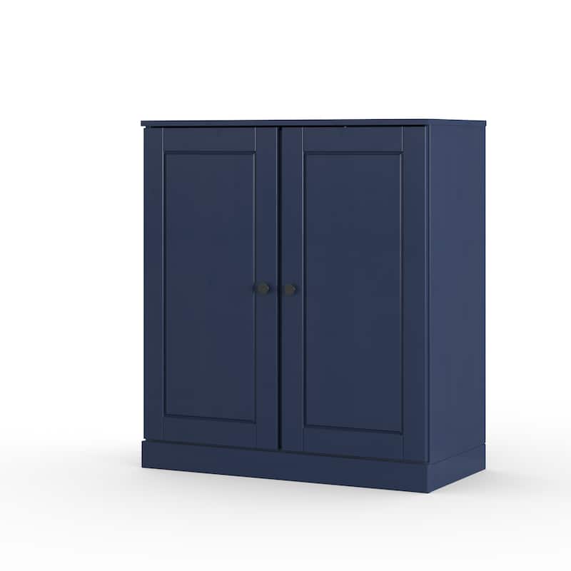 Palace Imports 100% Solid Wood 32" Bathroom Cabinet with Solid Doors and Adjustable Shelves