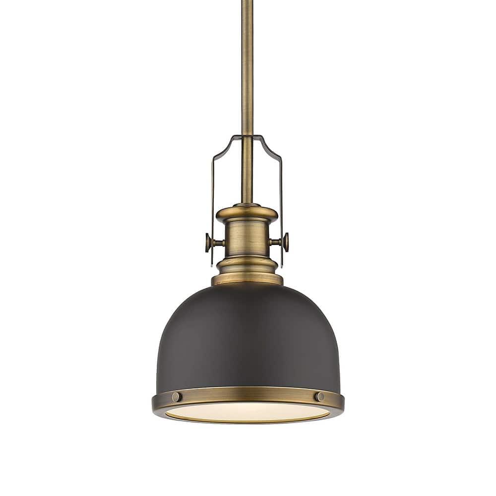 Z-Lite Melange Single Light 8" Wide Pendant