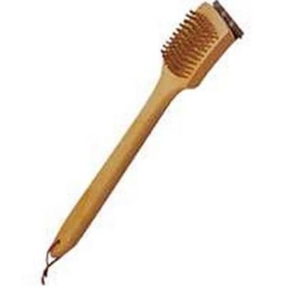 Mintcraft SP2483L Wood Grill Brush, 18", Stainless Steel