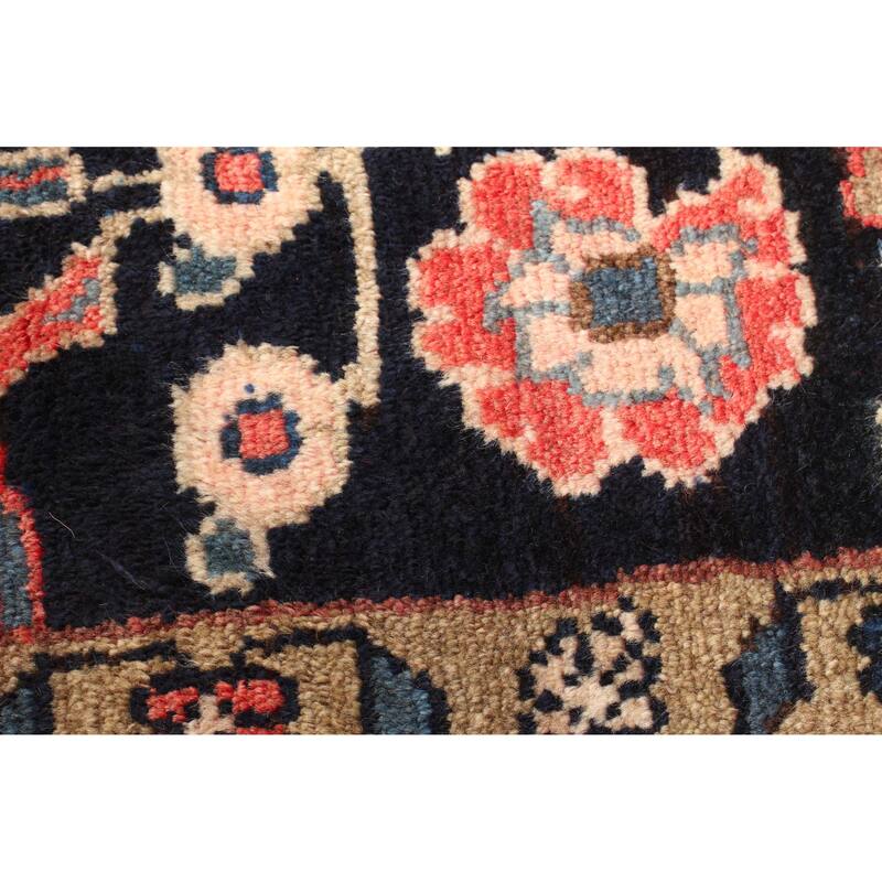 ECARPETGALLERY Hand-knotted Anadol Navy Wool Rug - 4'2 x 8'1