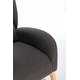 preview thumbnail 100 of 98, Teddy Fabric Upholstered Rocking Armchair with Solid Wood Frame & Legs, Cozy Ergonomic Lounge Chair with Soft Cushioning