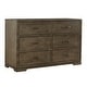 preview thumbnail 1 of 0, Dovetail 6-Drawer Dresser, Graphite
