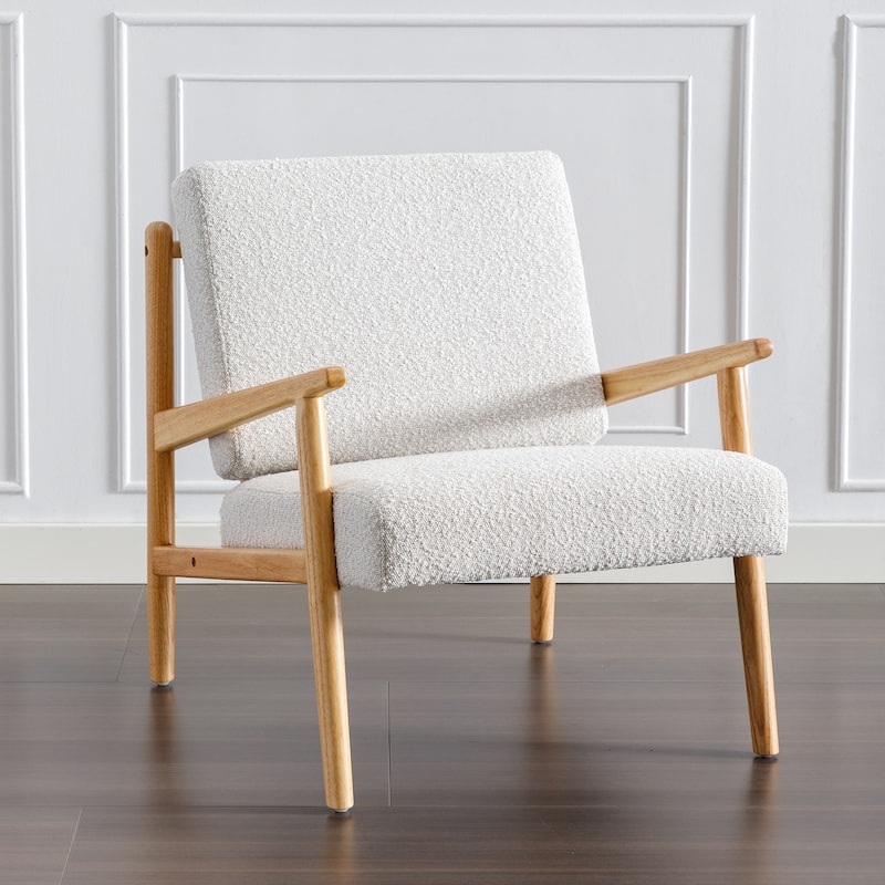 Spindle Back Wooden Frame Fabric Lounge Armchair