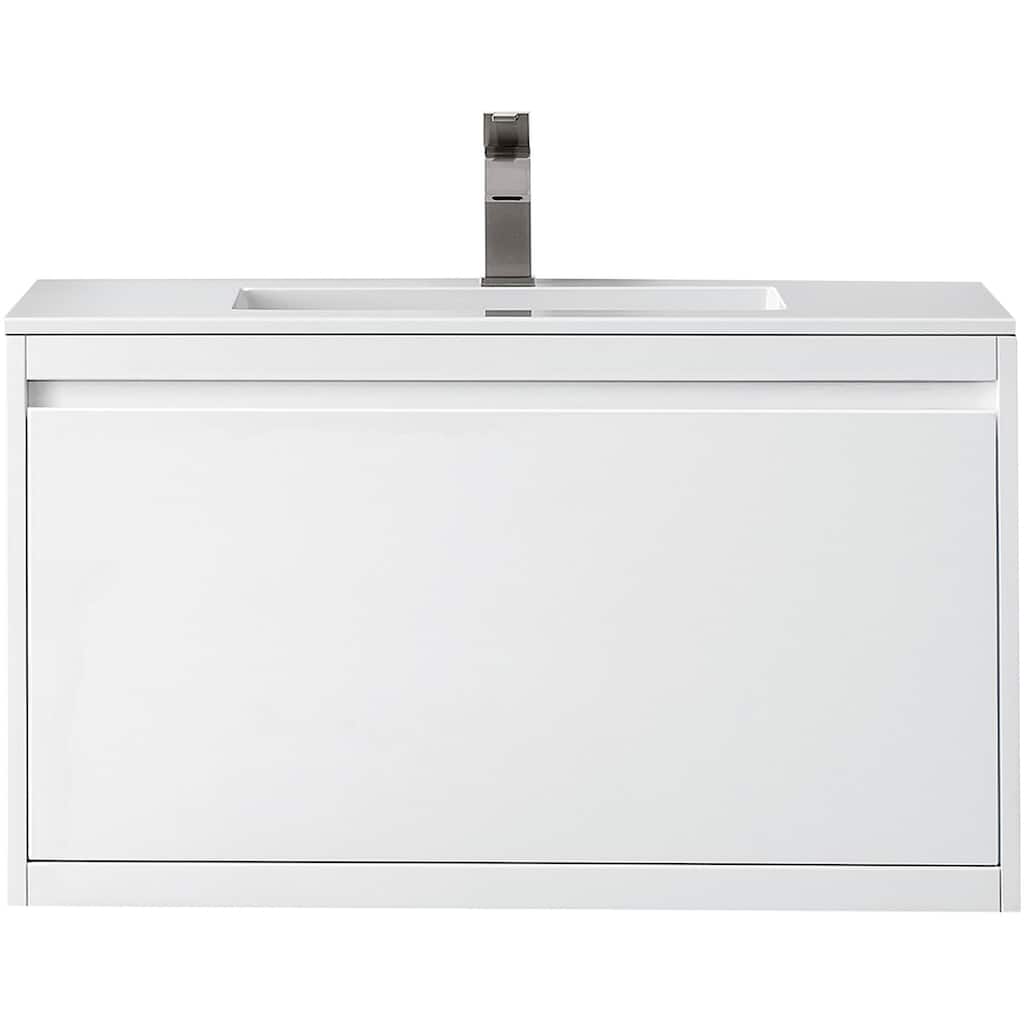 James Martin Vanities 805-V35.4-GW Mantova 36" Wall Mounted Single