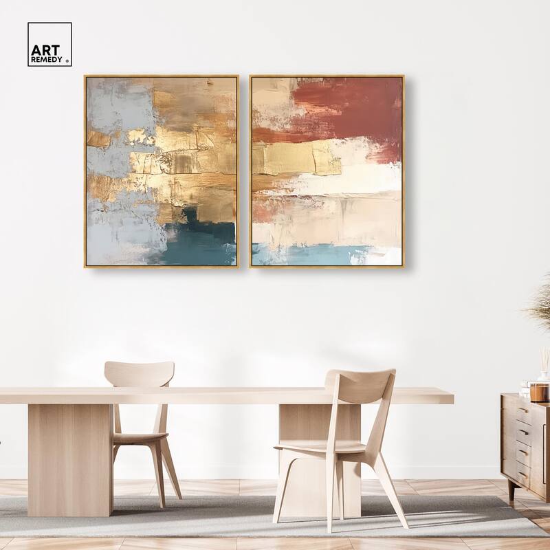 Earthy Glow II Canvas Set of 2 by Art Remedy