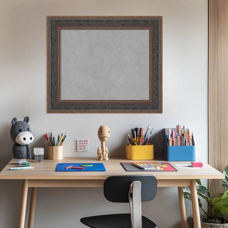 Amanti Art Attic Aged Black Framed