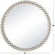 preview thumbnail 6 of 9, CosmoLiving by Cosmopolitan Metal Wall Mirror with Bead Detailing - Gold or Silver