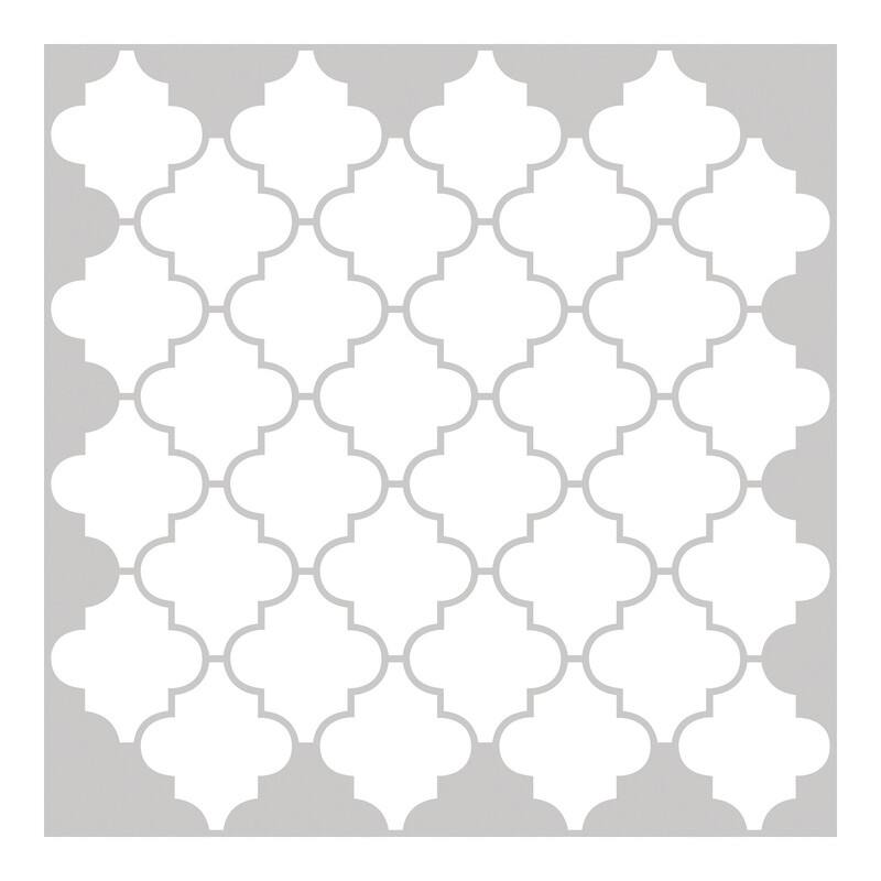 InHome Quatrefoil Peel & Stick Backsplash Tiles