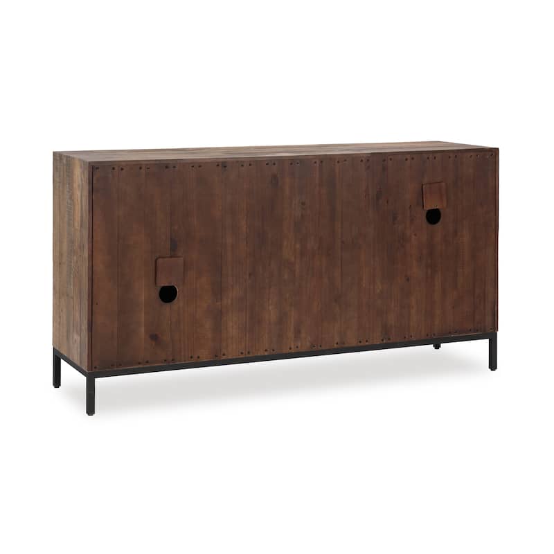 Dita Reclaimed Pine Wood Sideboard Buffet by Kosas Home