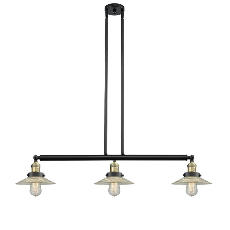 Innovations Lighting Halophane 3 Light 41" Wide Linear Chandelier