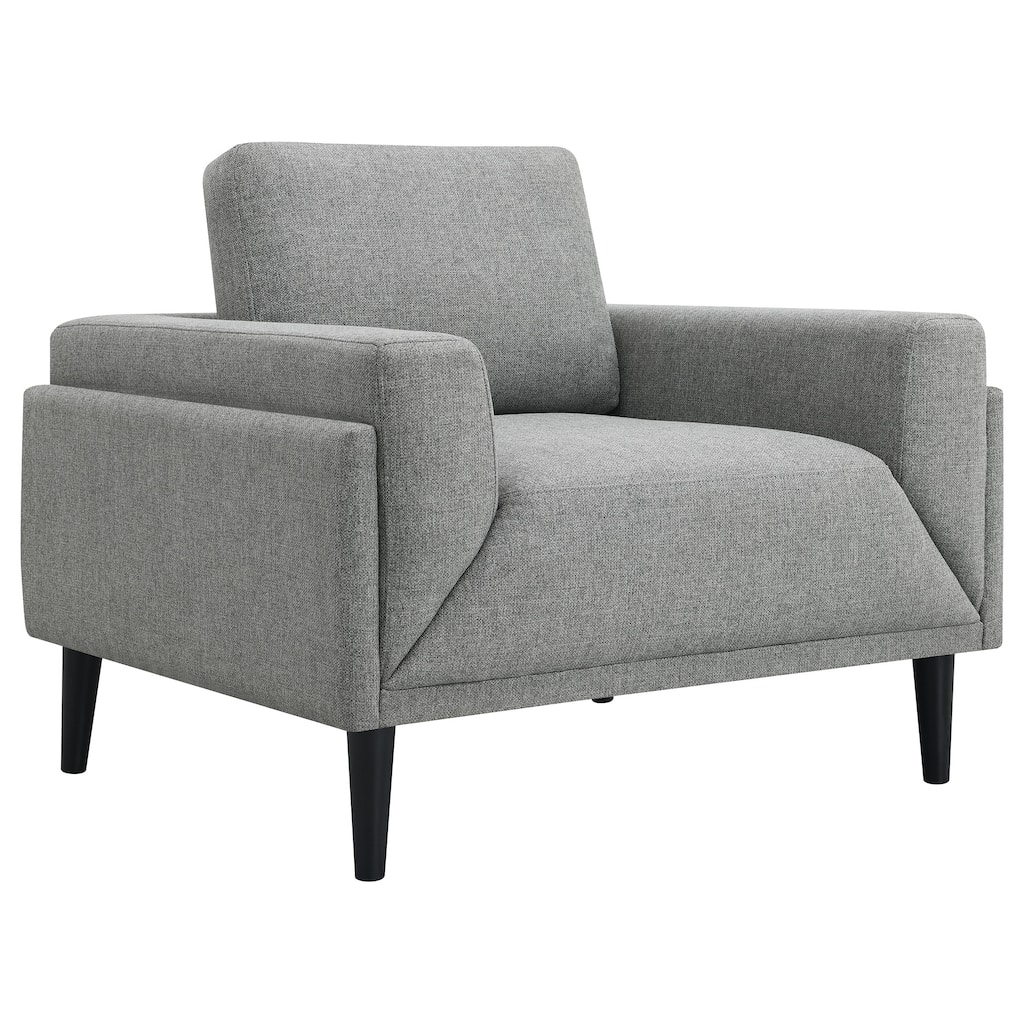 Rilynn Upholstered Track Arm Accent Chair Grey