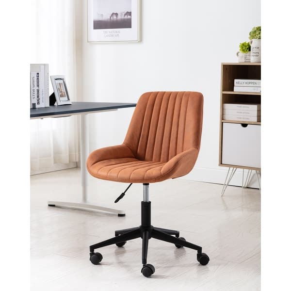 slide 2 of 19, Porthos Home Cabe Swivel Office Computer Chair, Microfiber Upholstery