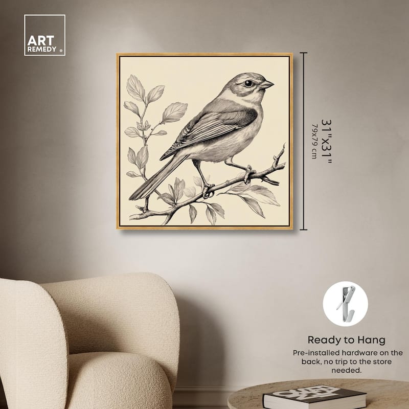 Bird's Gaze Canvas by Art Remedy