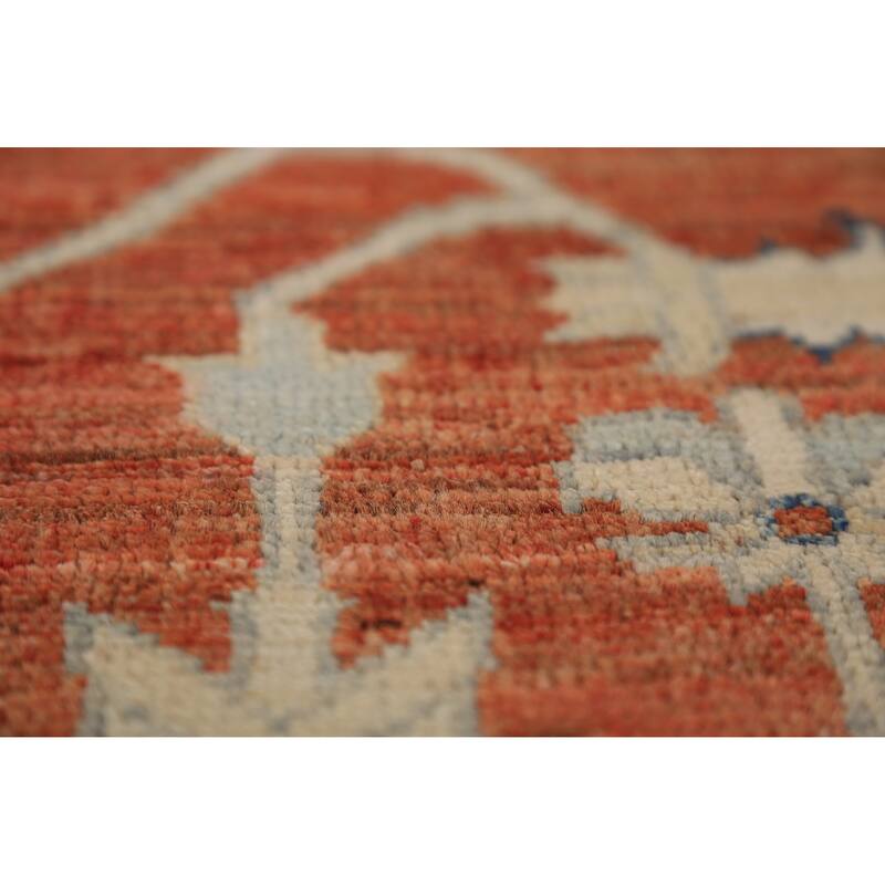 Vegetable Dye Heriz Serapi Oriental Area Rug Handmade Wool Carpet - 7'0"x 10'0"