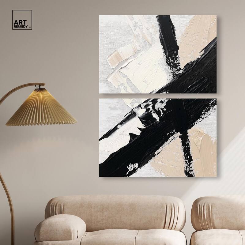 Graphic Impact II Canvas Set of 2 by Art Remedy, Gallery Wrapped