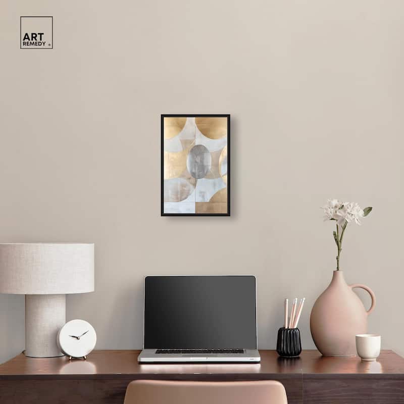 Golden Orb II Canvas by Art Remedy