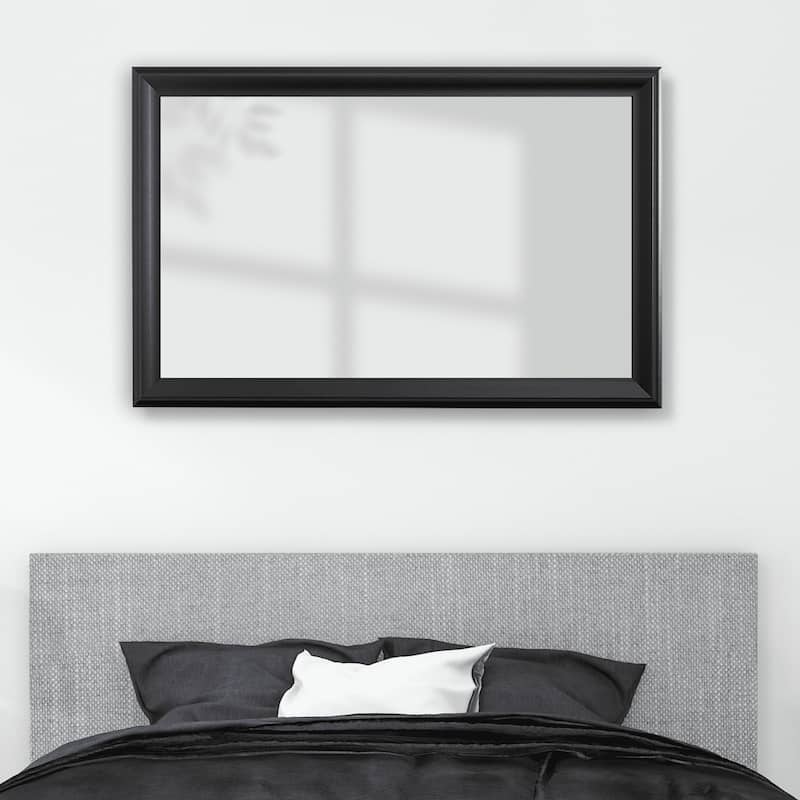 Frame My Mirror Black Framed Wall Mirror, Woodford Design