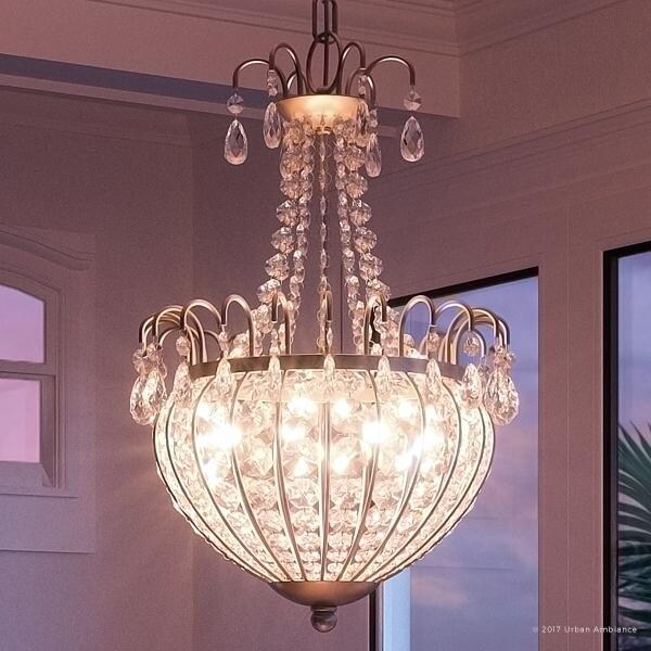 Luxury Crystal Chandelier 22 H X 12 W With Victorian Style Luxury Crystal Chandelier 22 H X 12 W With Victorian Style