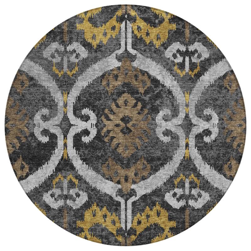 Machine Washable Indoor/ Outdoor Global Empire Chantille Rug