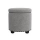 preview thumbnail 6 of 8, HomePop Storage Ottoman with Nailheads