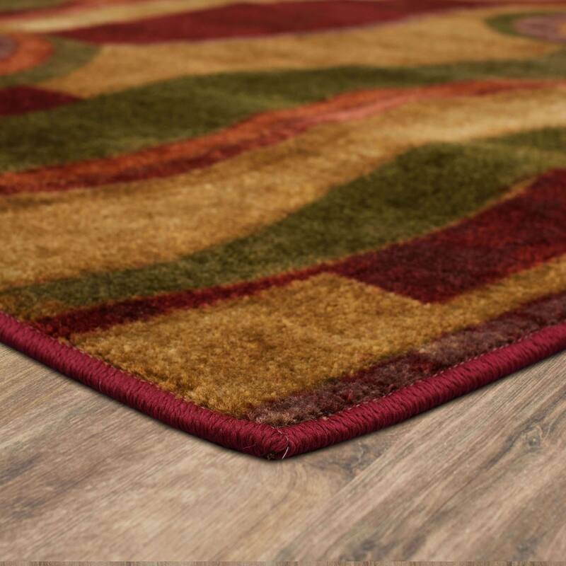 Copper Grove Coronado Abstract Runner Rug