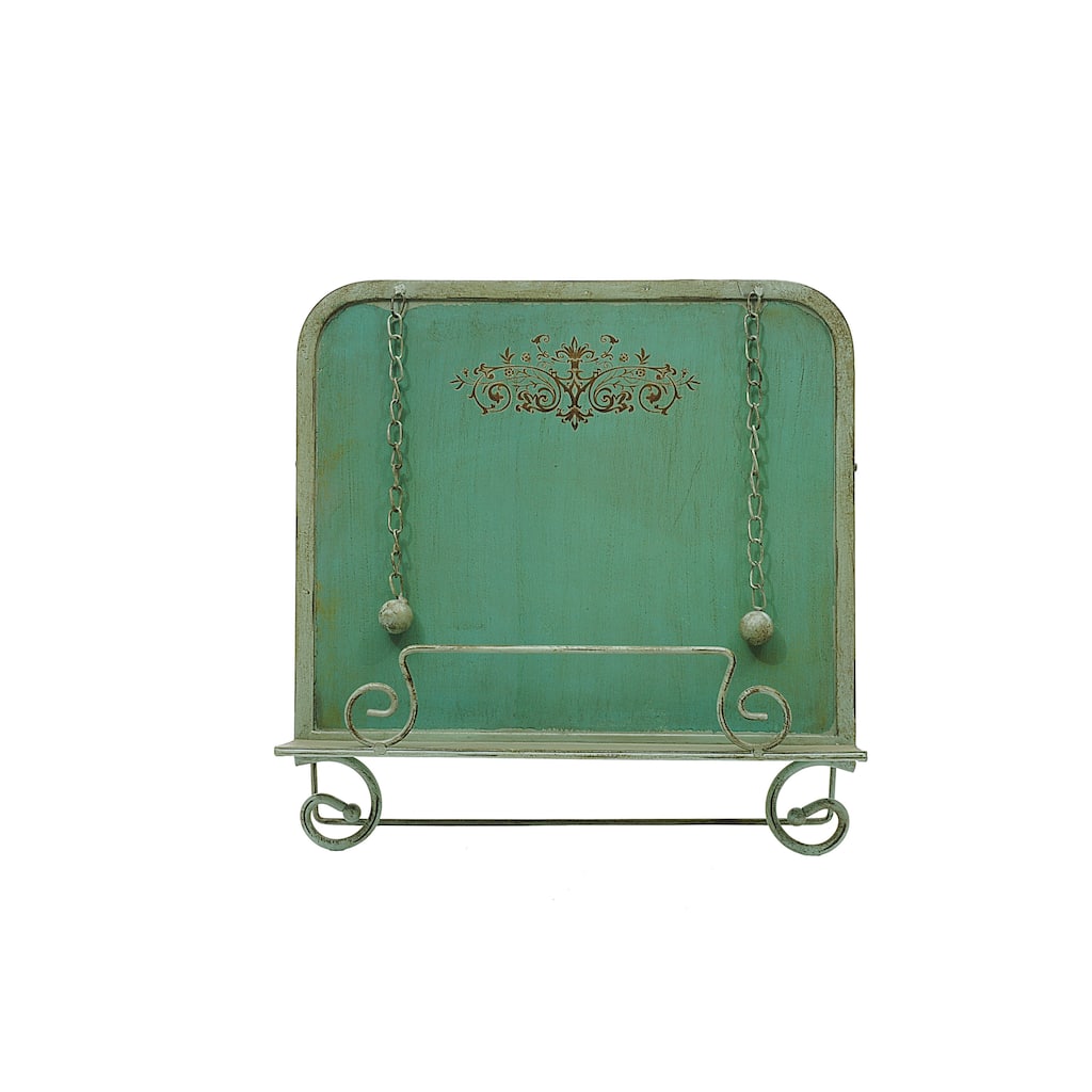Metal Cookbook Holder, Blue