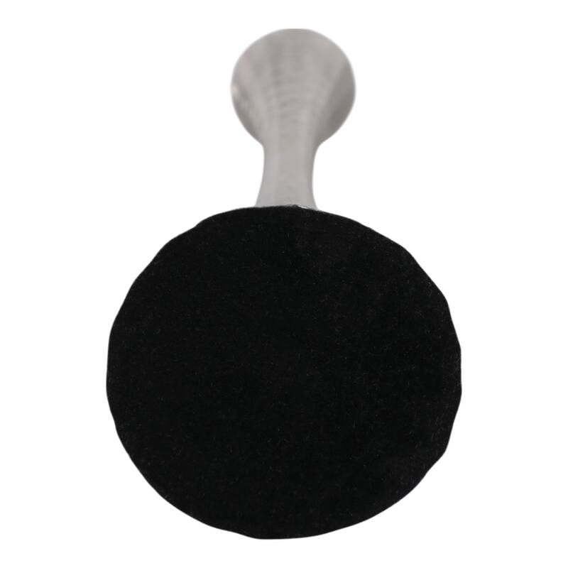 Glam Metal and Wood Taper Candle Holder Sculptural Silhouette MDF Base