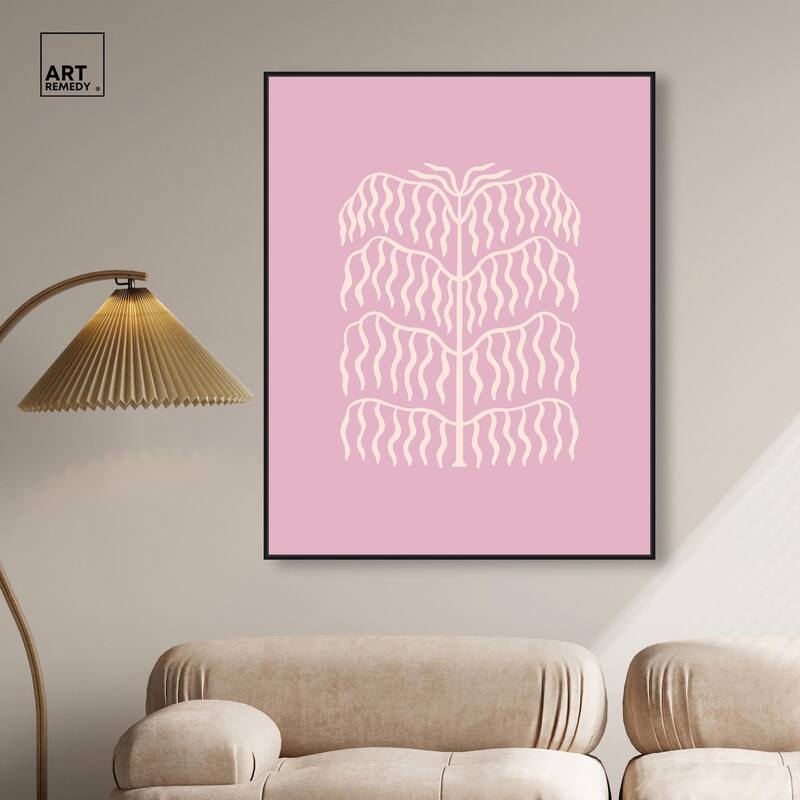 Lavender Mauve Canvas by Art Remedy