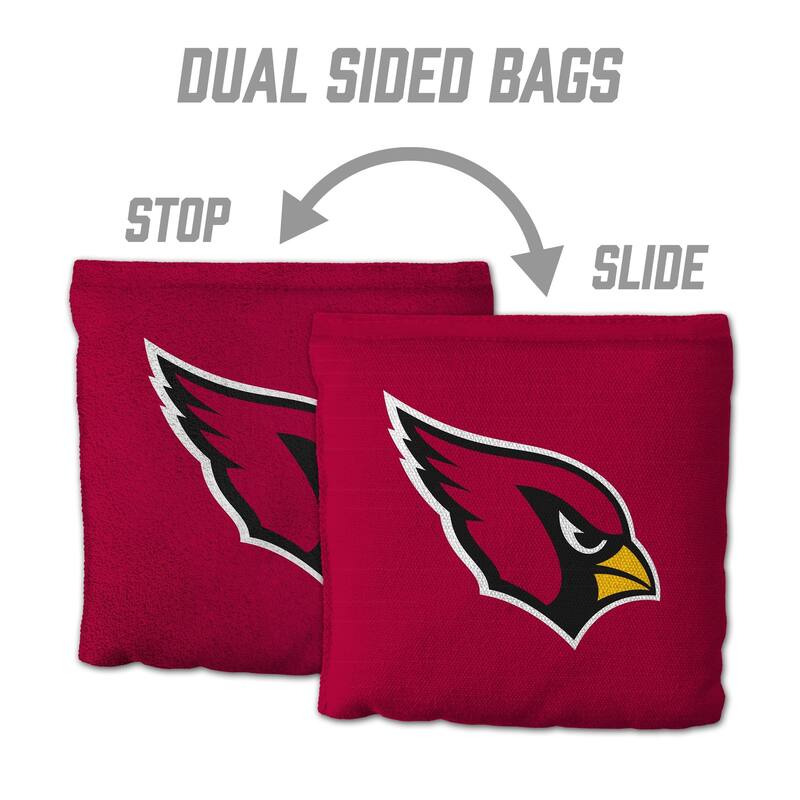 Arizona Cardinals NFL Dual Sided Pro Stop & Slide Cornhole Bags