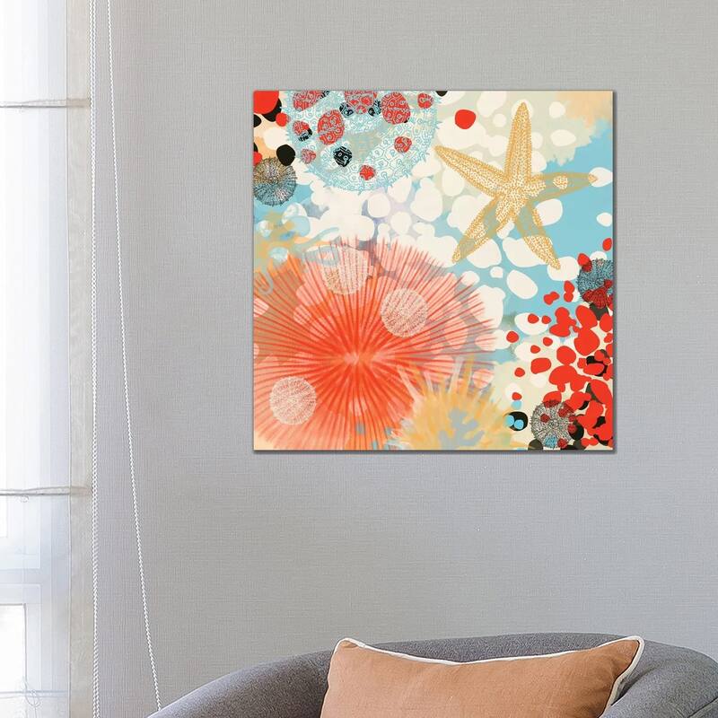 iCanvas "Exotic Sea Life II" by Irena Orlov Canvas Print - 26x26x1.5