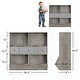 preview thumbnail 16 of 14, 3 Tier Kids Toy Storage Organizer with 3 Movable Drawers