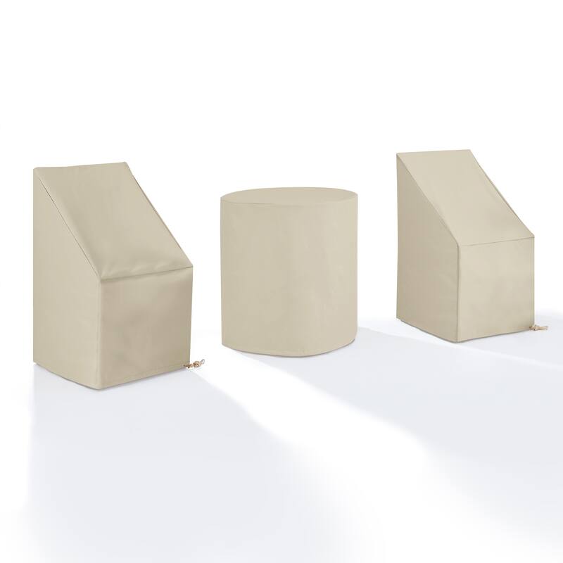 Crosley 3Pc Outdoor Bistro Furniture Cover Set