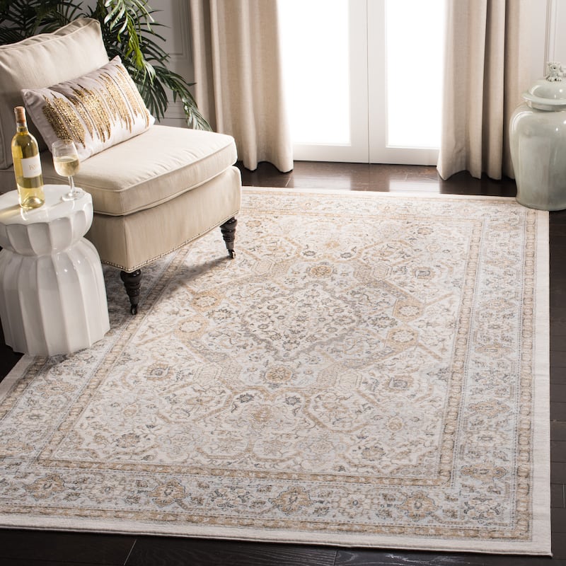 SAFAVIEH Isabella Minola Traditional Oriental Rug - 8'  x  10' - Cream/Beige - Rectangle
