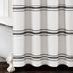 preview thumbnail 5 of 5, Lush Decor Farmhouse Stripe Shower Curtain