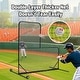 preview thumbnail 3 of 6, L-Shaped Baseball Net for Batting Cages