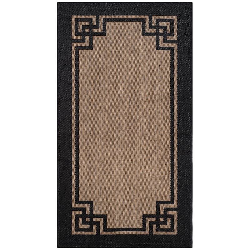 Martha Stewart by SAFAVIEH Deco Frame Indoor/ Outdoor Waterproof Rug