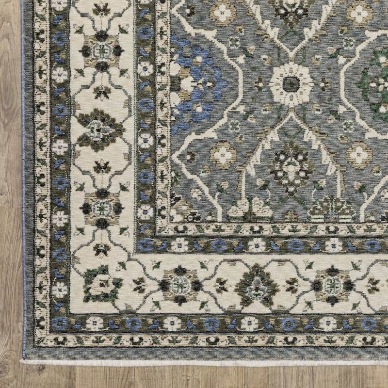 Style Haven Henretta Bordered Traditional Fringe Edge Area Rug