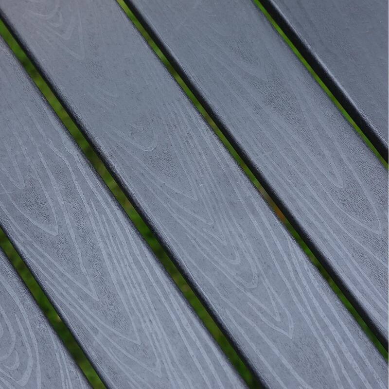 HDPE Outdoor Terrace Dining Chair Set, Low Maintenance - For Gardens, Backyards And Decks - (Backrest)