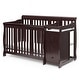 preview thumbnail 1 of 56, Storkcraft Portofino 4-in-1 Convertible Crib and Changer - Convenient Storage Solution, 3 Spacious Drawers and 3 Open Shelves Espresso